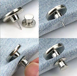 Buttons: Detachable Jeans Snap Fastener: 17mm Diameter: 4pcs