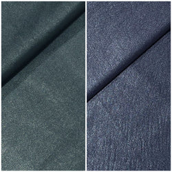 FAT QUARTER DUO: Faux Leather / Leatherlook PU in AQUA and COBALT