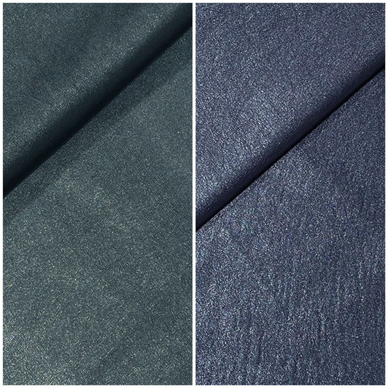 FAT QUARTER DUO: Faux Leather / Leatherlook PU in AQUA and COBALT