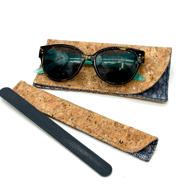 INSTRUCTIONS WITH TEMPLATE: Fold Over Sunglasses Case and Nail File Case: DIGITAL DOWNLOAD