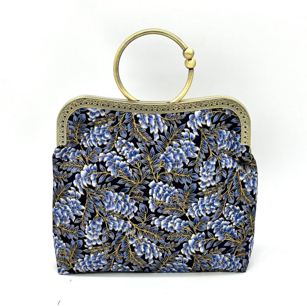 INSTRUCTIONS WITH TEMPLATE: Circle Kiss-Clasp Bag: PRINTED VERSION