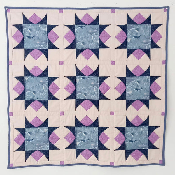 INSTRUCTIONS: 'Mermaid's Purse' Quilt Pattern: PRINTED VERSION