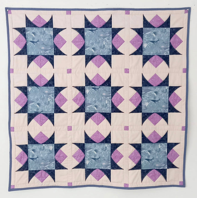 INSTRUCTIONS: 'Mermaid's Purse' Quilt Pattern: DIGITAL DOWNLOAD