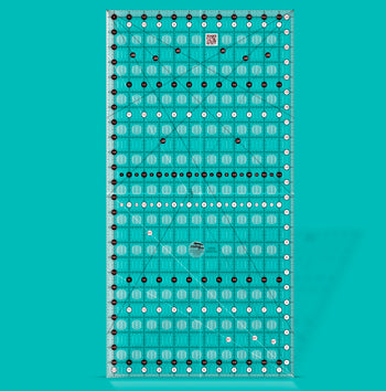 Creative Grids: CGR1224 THE BIG EASY 12½ Inch x 24½ Inch Ruler