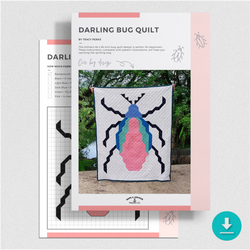 INSTRUCTIONS: Tracy Perks 'Darling Bug' Quilt Pattern: DIGITAL DOWNLOAD