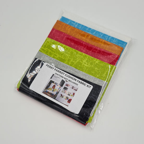 FABRIC KIT: Sarah Payne 'Perky Parrot' Cushion