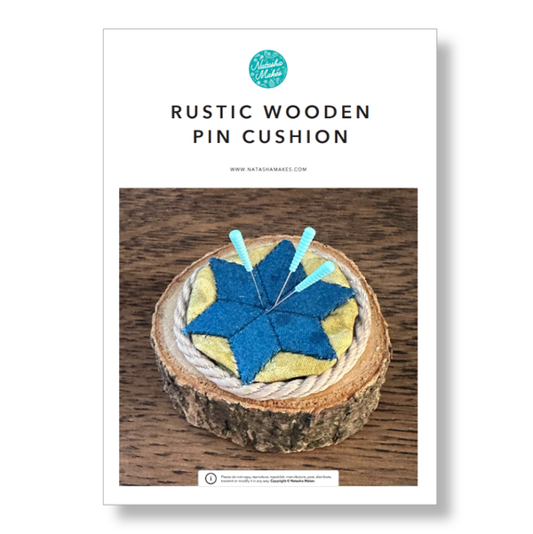 INSTRUCTIONS: Rustic Wooden Pin Cushion: PRINTED VERSION