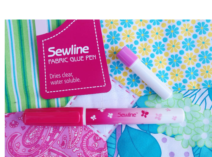 Sewline Glue Pen - Water Soluble with Blue Refill Accessory | Natasha Makes