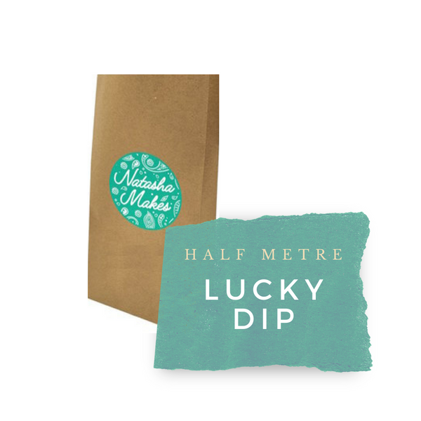 Natasha's Lucky Dip Bundle: 4 x 1/2m - Two Designer and Two Plain