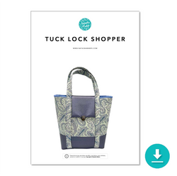 INSTRUCTIONS: Tuck Lock Shopper: DIGITAL DOWNLOAD